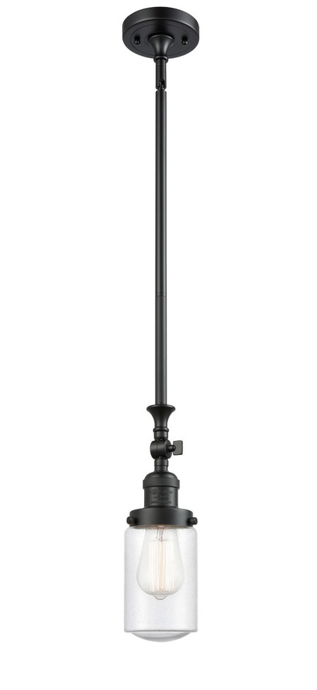 Innovations - 206-BK-G314-LED - LED Mini Pendant - Franklin Restoration - Matte Black