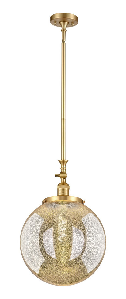 Innovations - 206-SG-G208-14 - One Light Mini Pendant - Franklin Restoration - Satin Gold