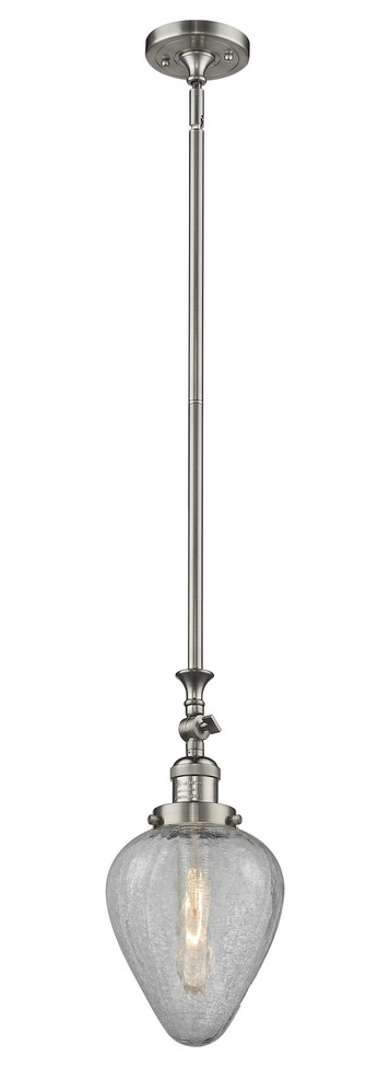 Innovations - 206-SN-G165-LED - LED Mini Pendant - Franklin Restoration - Brushed Satin Nickel