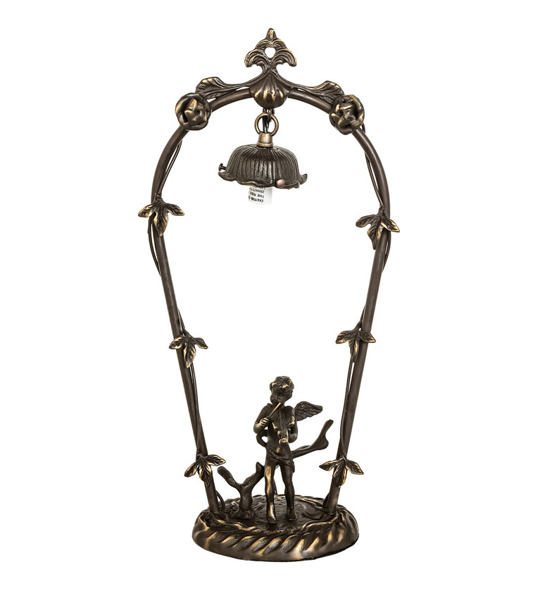 Meyda Tiffany - 10243 - One Light Mini Lamp - Cherub - Mahogany Bronze