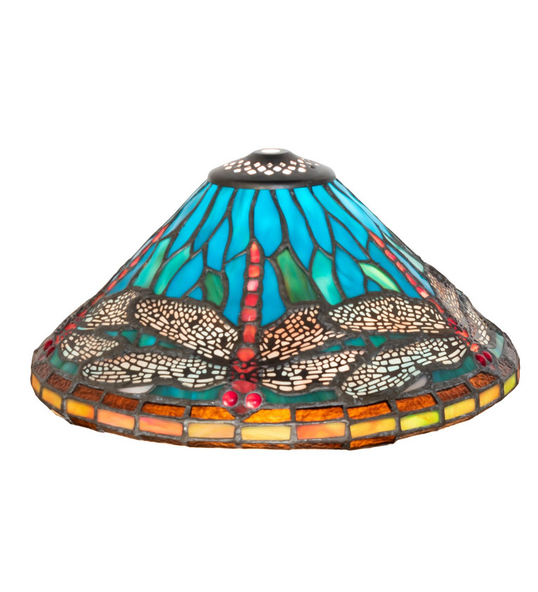 Meyda Tiffany - 10510 - Shade - Tiffany Dragonfly - AntiqueMahogany Bronze