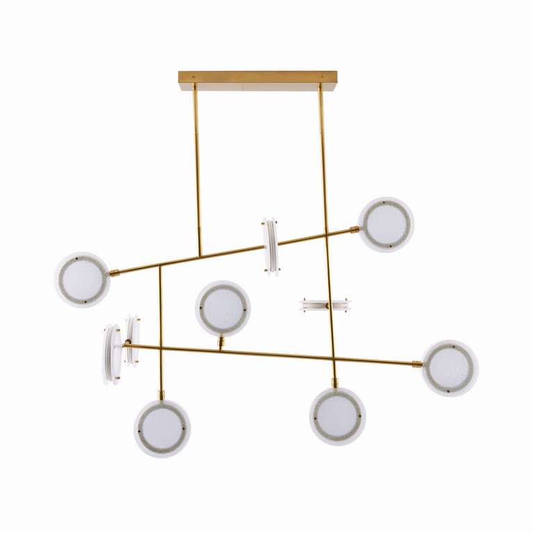 Arteriors - 89488 - LED Pendant - Meridian - Antique Brass