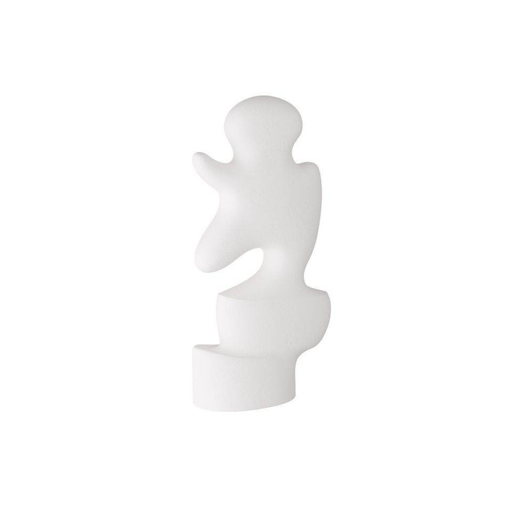 Arteriors - GKATC03 - Sculpture - Mello - White Plaster Resin