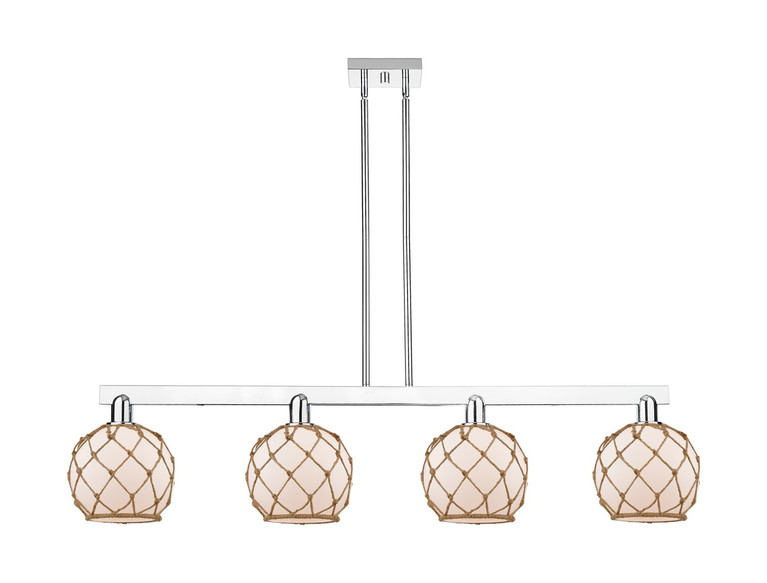 Innovations - 716-4I-PC-G121-8RB - Four Light Island Pendant - Arcadia - Polished Chrome