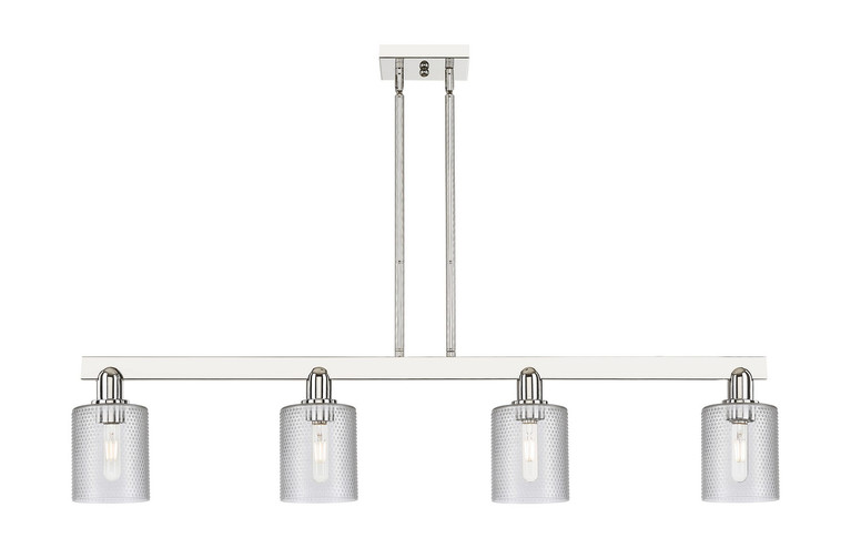 Innovations - 716-4I-PN-G112 - Four Light Island Pendant - Arcadia - Polished Nickel