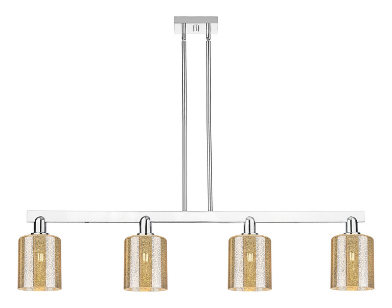 Innovations - 716-4I-PN-G116 - Four Light Island Pendant - Arcadia - Polished Nickel