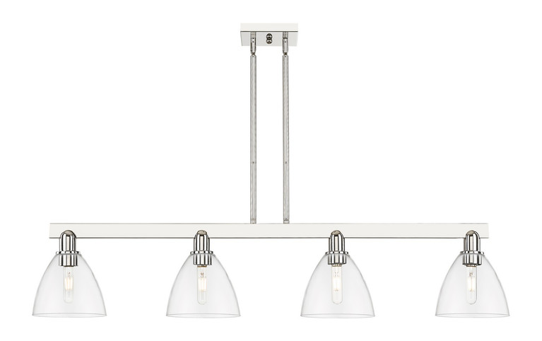 Innovations - 716-4I-PN-GBD-752 - Four Light Island Pendant - Arcadia - Polished Nickel