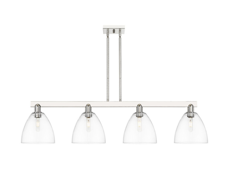 Innovations - 716-4I-PN-GBD-92 - Four Light Island Pendant - Arcadia - Polished Nickel