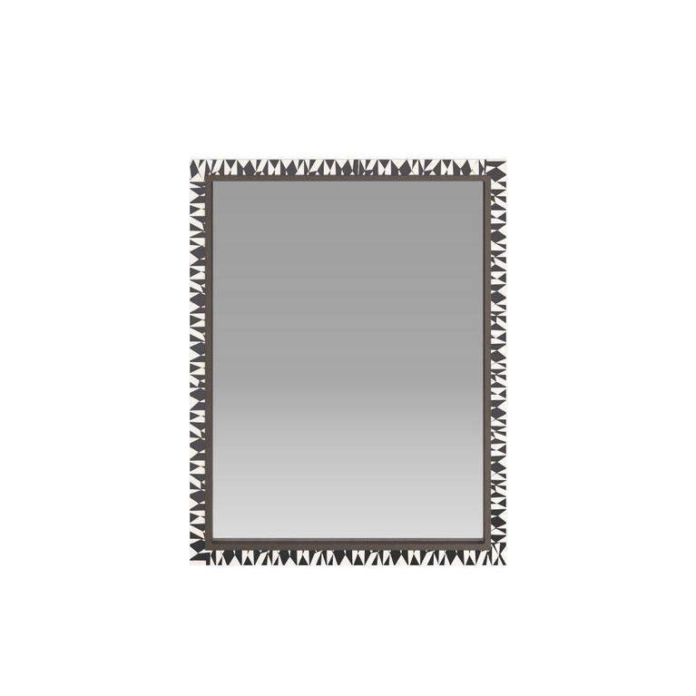 Arteriors - WMI36 - Mirror - Aghassi - Black & White Resin