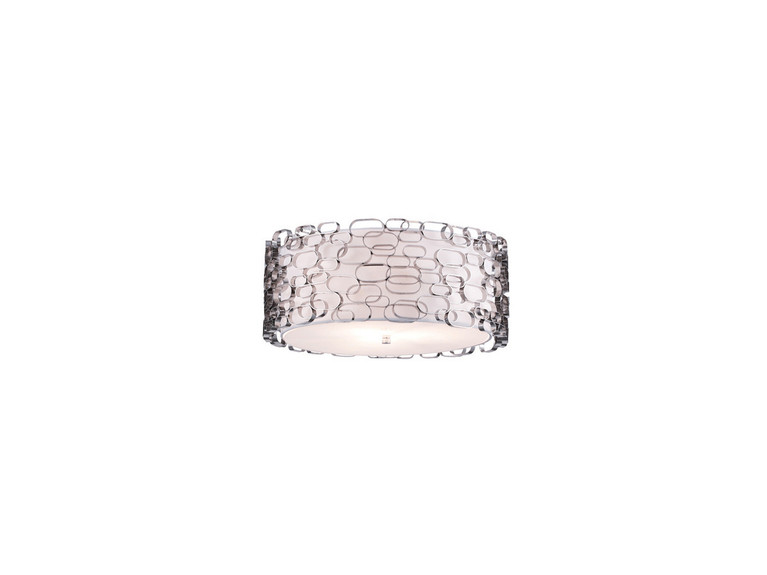 Avenue Lighting - HF1704-PN - Two Light Flush Sconce - Ventura Blvd. - Polish Nickel / Ivory Slik Shade