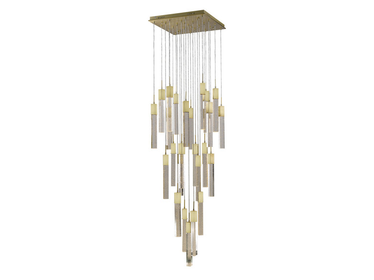 Avenue Lighting - HF1904-25-GL-BB - LED Pendant - The Original Glacier - Brushed Brass