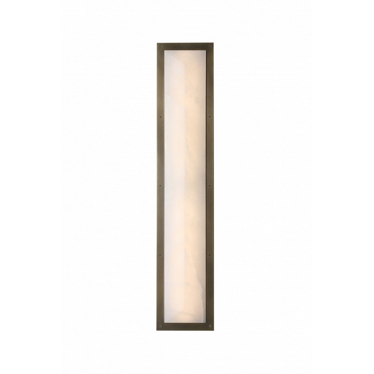 Avenue Lighting - HF2972-AB - LED Wall Sconce - Sedona - Alabaster / Aged Brass