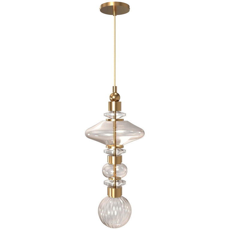 Avenue Lighting - HF7900-AB - LED Pendant - Avra - Aged Brass