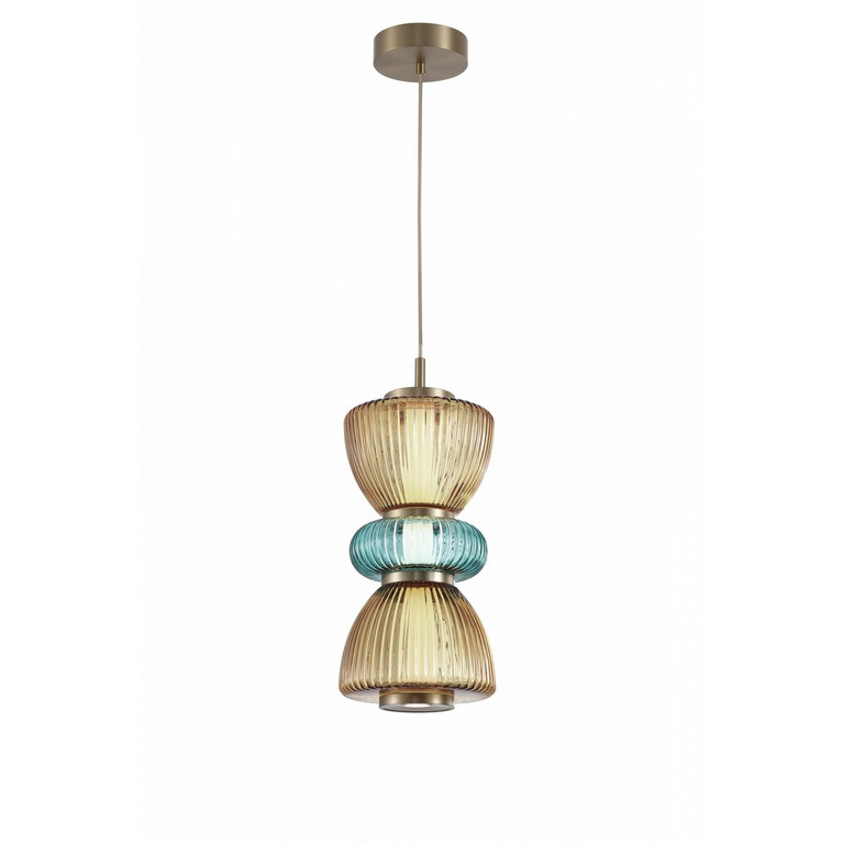 Avenue Lighting - HF8970-YGY - LED Pendant - Rosewood - Aged Brass