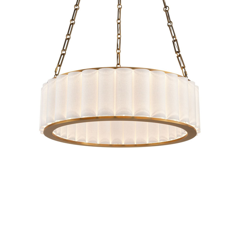 Modern Forms - PD214627-TWA-AB - LED Pendant - Poplin - Aged Brass