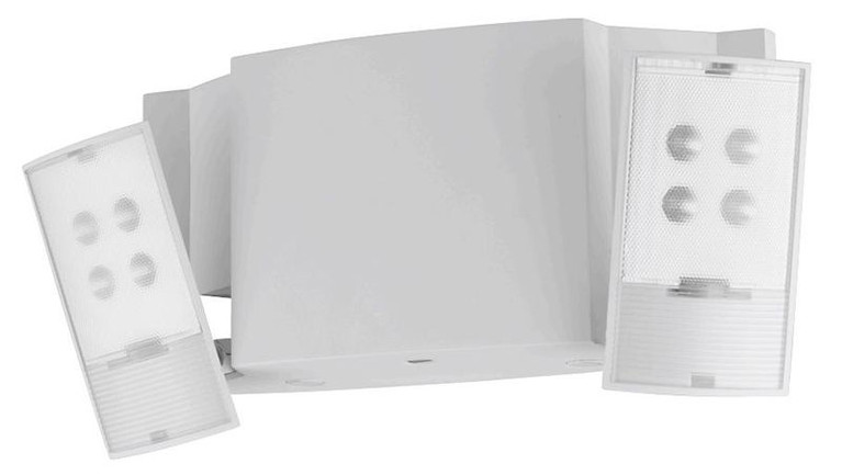 Westgate - EL-2A - LED 2-Head Emergency Light With Movable Heads - White