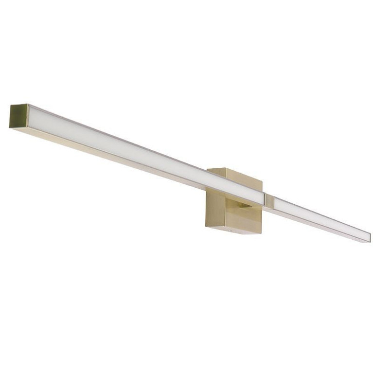 Westgate - LVS-48-MCT5-BB - Rotatable Slim Vanity - Brushed Bruss