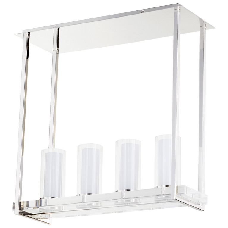 Cyan - 09228 - Four Light Pendant - Polished Nickel