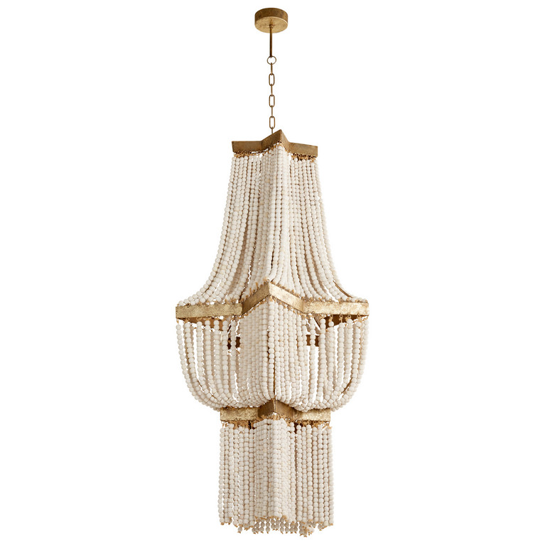 Cyan - 09261 - Three Light Pendant - Tinted Gold Leaf
