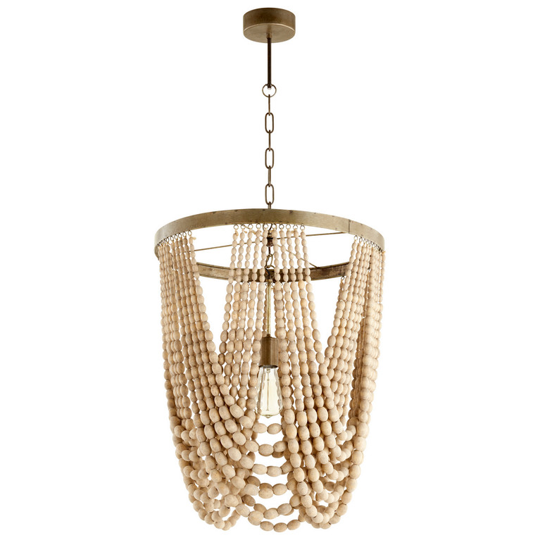 Cyan - 09264 - One Light Pendant - Tinted Raw Iron