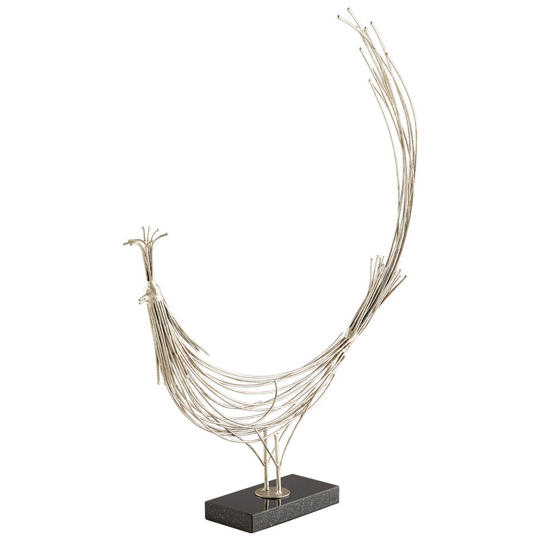 Cyan - 09578 - Sculpture - Antique Silver Leaf