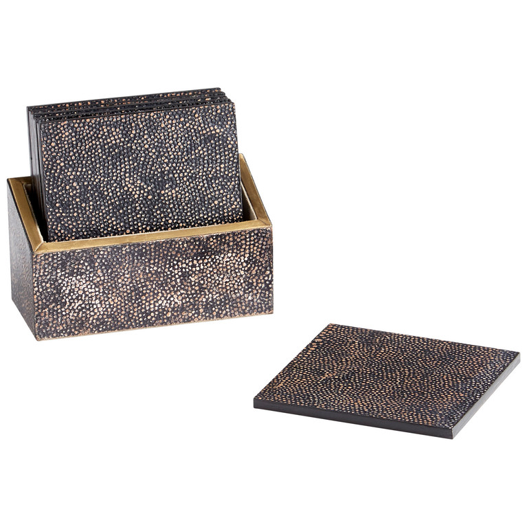 Cyan - 10720 - Coasters - Brown/Bronze