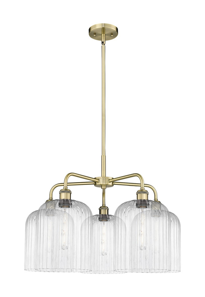Innovations - 516-5CR-AB-G559-8CL - Five Light Chandelier - Ballston - Antique Brass