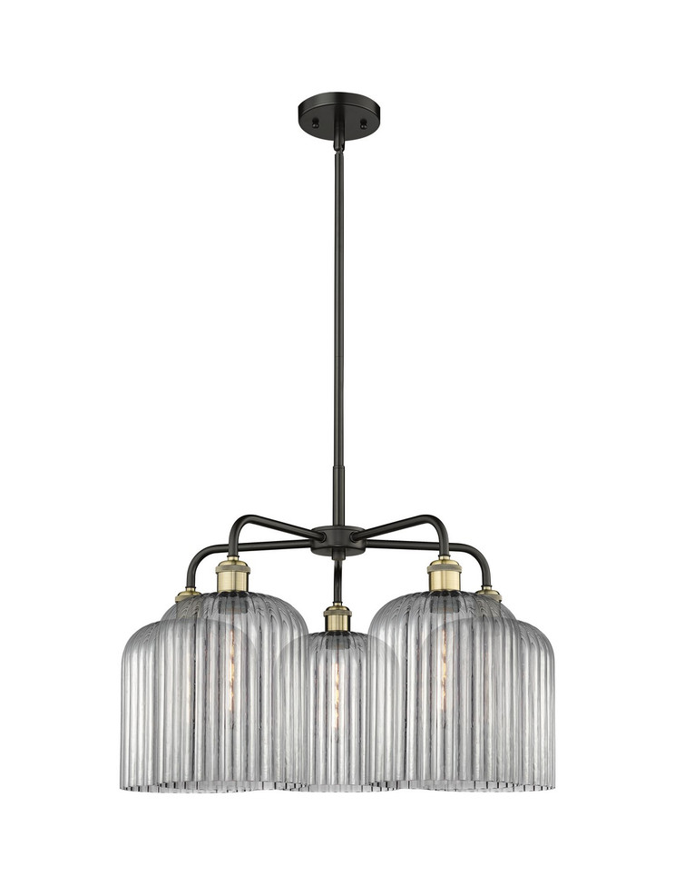 Innovations - 516-5CR-BAB-G559-8SM - Five Light Chandelier - Ballston - Black Antique Brass