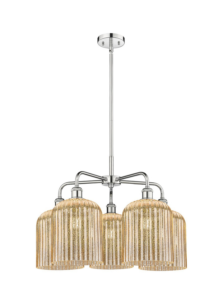 Innovations - 516-5CR-PC-G559-8ME - Five Light Chandelier - Ballston - Polished Chrome