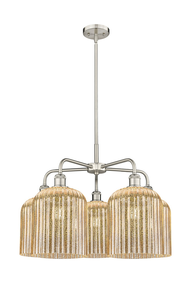 Innovations - 516-5CR-SN-G559-8ME - Five Light Chandelier - Ballston - Satin Nickel