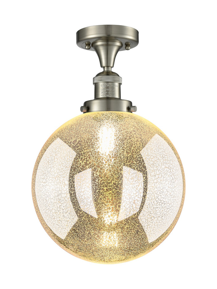 Innovations - 517-1CH-SN-G208-10 - One Light Semi-Flush Mount - Franklin Restoration - Brushed Satin Nickel