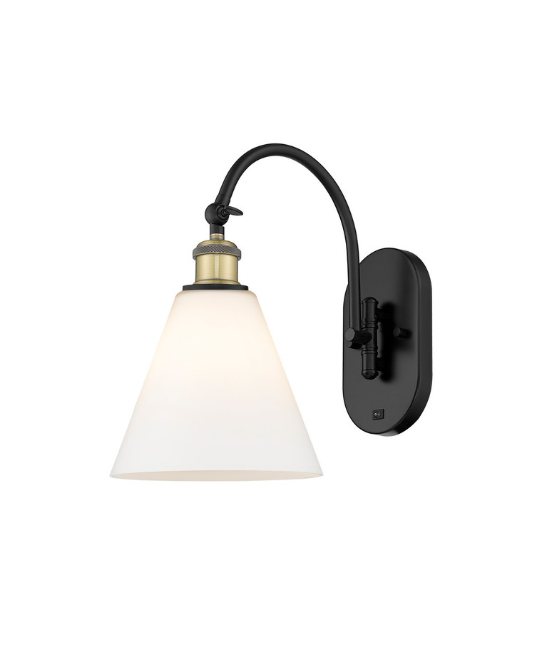 manufacturer_finish:Black Antique Brass|manufacturer_glass:Cased Matte White Berkshire 8|light_output:220.00lm|color_temperature:2200K|cri:99