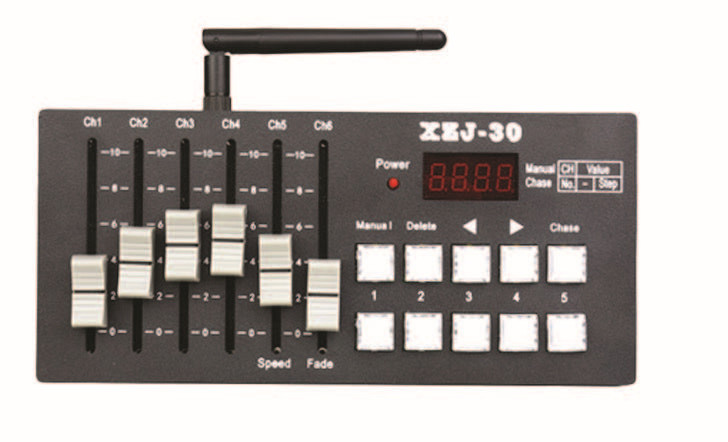 American Lighting - DMX-RGBW-30CH - Slider Controller - DMX - Black