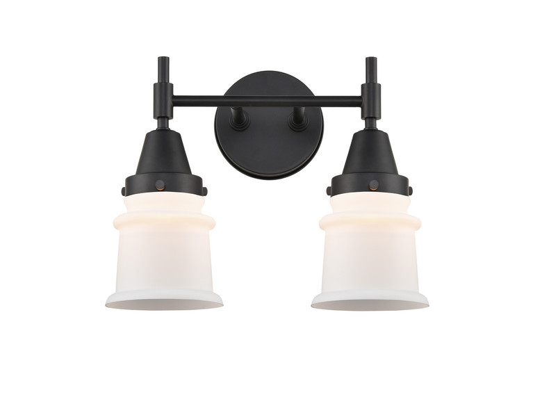 manufacturer_finish:Matte Black|manufacturer_glass:Cased Matte White Small Canton|light_output:220.00lm|color_temperature:2200K|cri:99