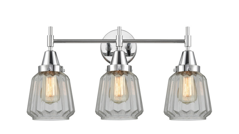 manufacturer_finish:Polished Chrome|manufacturer_glass:Clear Chatham|light_output:220.00lm|color_temperature:2200K|cri:99