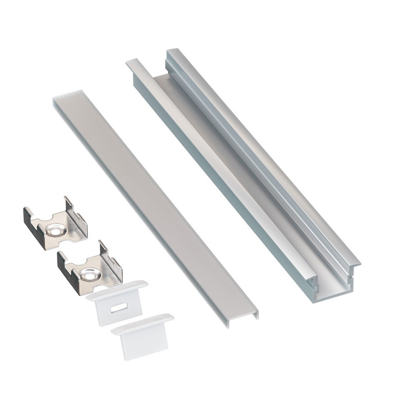 American Lighting - PE-DBLF-2M-BNDL1 - Double Flange Bundle Of 1 - Premium Extrusions - Anodized Aluminum