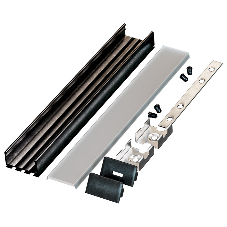 American Lighting - PE-GTX-BK-2M-BNDL1 - Gtx Bundle Black Of 1 - Premium Extrusions - Black