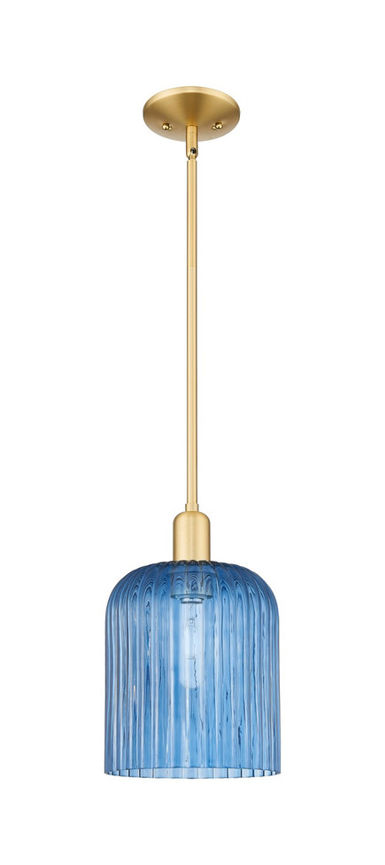 Innovations - 716-1S-SG-G559-8BL - One Light Mini Pendant - Arcadia - Satin Gold