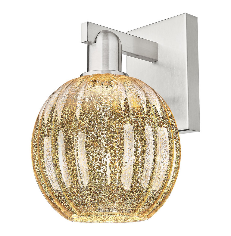 Innovations - 716-1W-SN-G458-7ME - One Light Wall Sconce - Arcadia - Brushed Satin Nickel