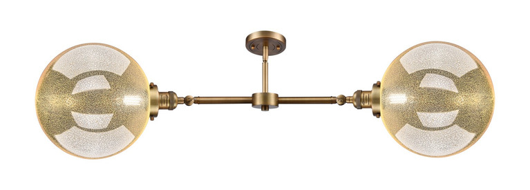 Innovations - 209-BB-G208-12 - Two Light Island Pendant - Franklin Restoration - Brushed Brass