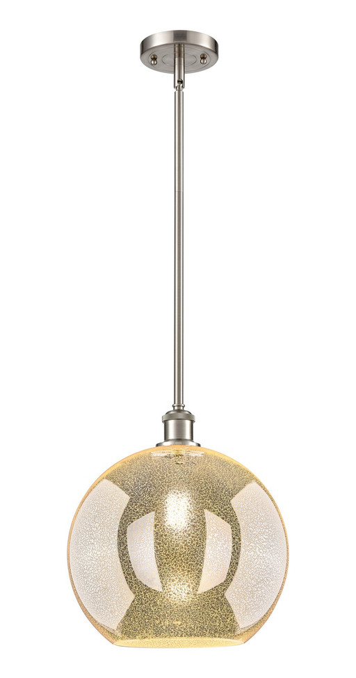 Innovations - 516-1S-SN-G128-12 - One Light Mini Pendant - Ballston - Brushed Satin Nickel