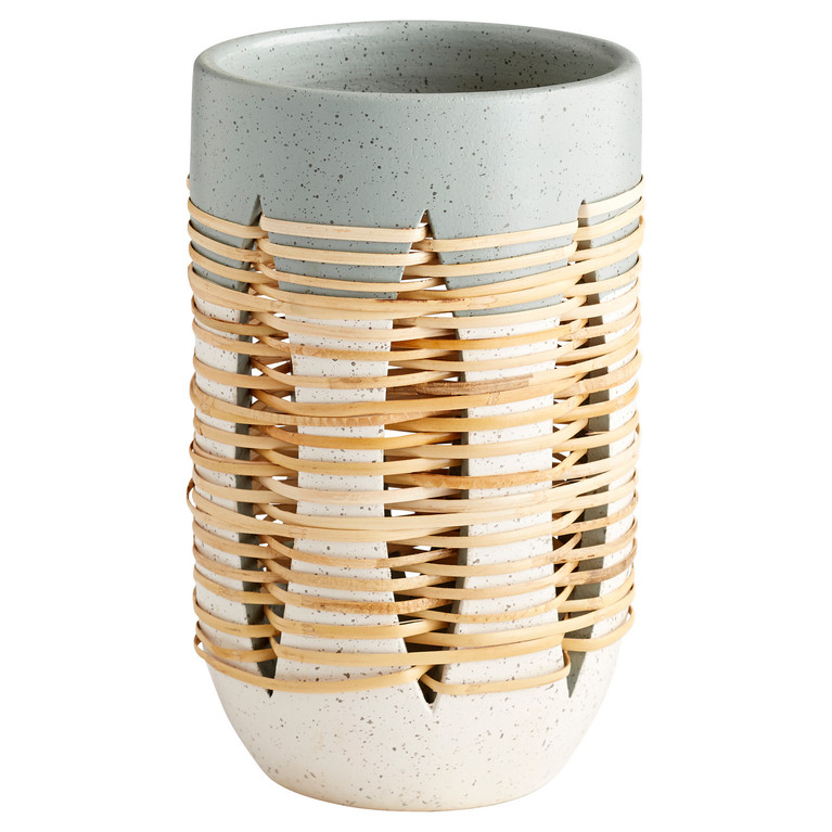 Cyan - 11128 - Vase - Grey And Ivory