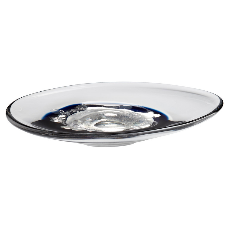 Cyan - 11251 - Plate - Clear And Cobalt