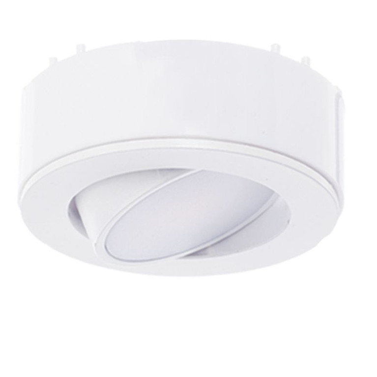 Westgate - PL120ADJ-40K-WH - Puck Light - White