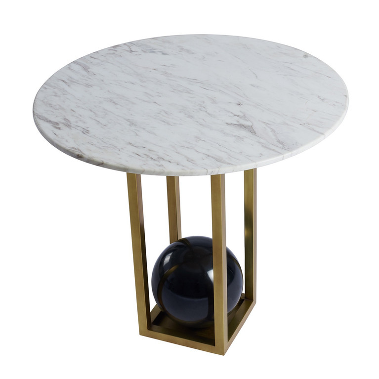 Kalco - 801004 - Table - Luna - Natural Brass