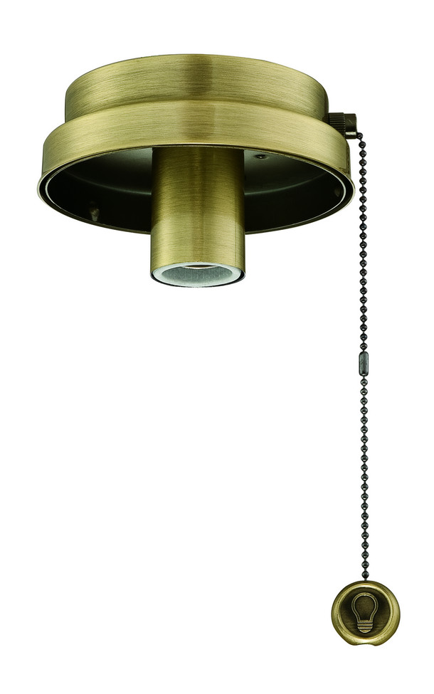 Fanimation - F6AB - One Light Fan Light Kit - Fitters - Antique Brass