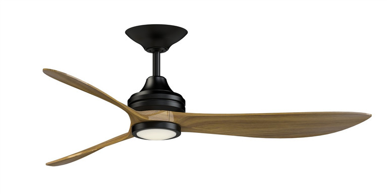 Fanimation - FPD6725BLK - 60 Ceiling Fan - Aviara - Black