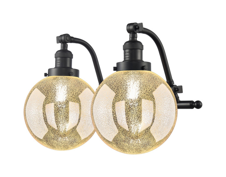 Innovations - 515-2W-OB-G208-8 - Two Light Bath Vanity - Franklin Restoration - Oil Rubbed Bronze