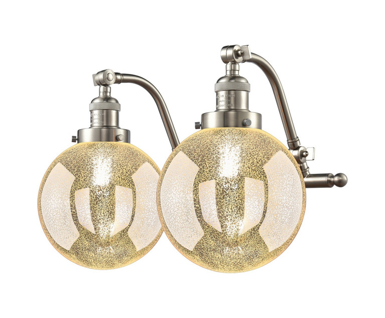 Innovations - 515-2W-SN-G208-8 - Two Light Bath Vanity - Franklin Restoration - Brushed Satin Nickel