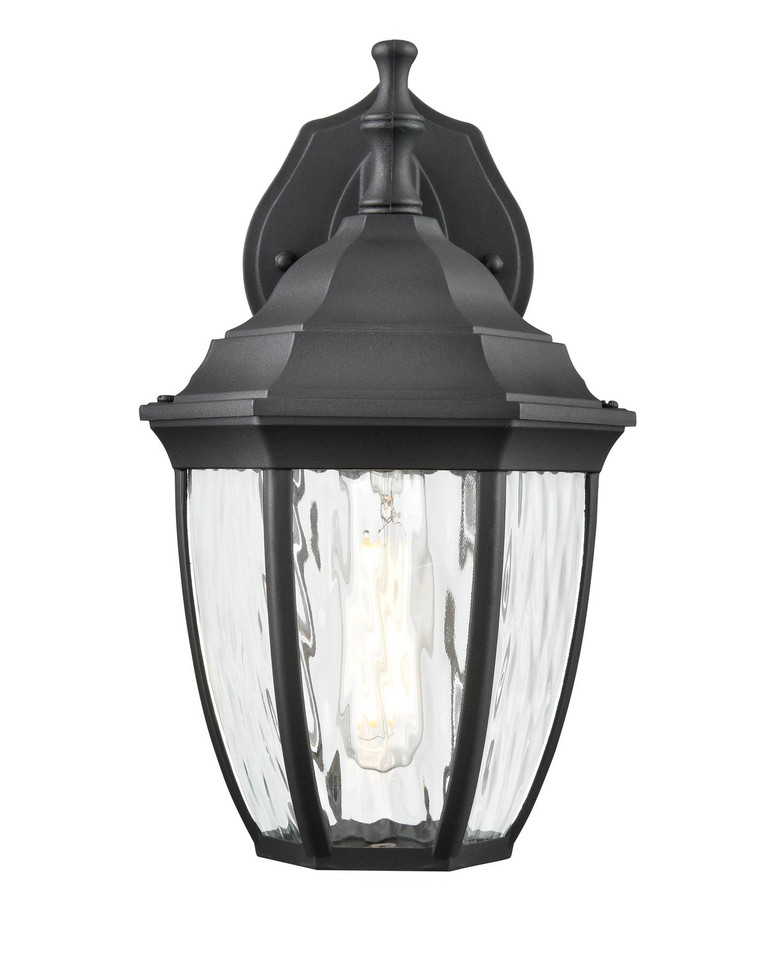 Millennium - 220001-TBK - One Light Outdoor Wall Sconce - Bram - Textured Black